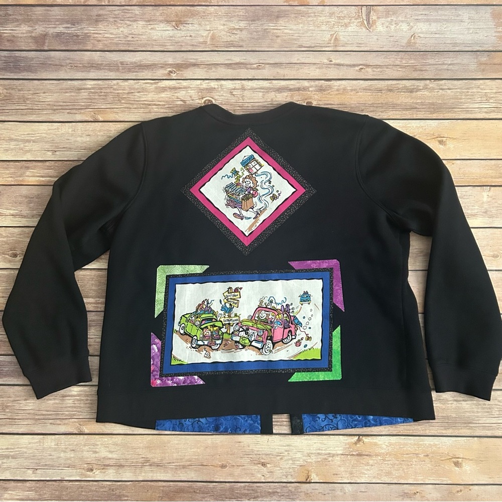 Colorful Patchwork Cardigan - image 4